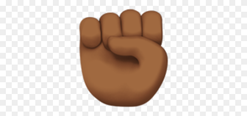 306x335 The Raised Fist Is More Than An Emoji It's Political - Raised Fist Clip Art