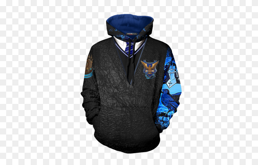 480x480 The Ravenclaw Eagle Harry Potter Hoodie Moveekbuddy - Ravenclaw PNG