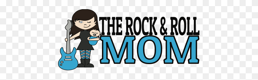 462x202 The Rock And Roll Mom The Blog Of A Mom, Momager, Workaholic, Ok - Rock And Roll PNG