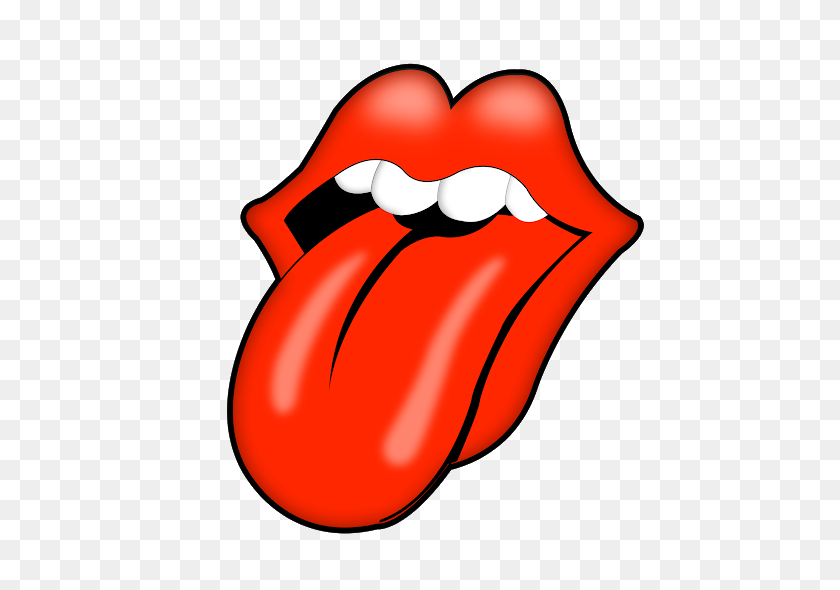 530x530 The Rolling Stones Logo Tshirt Design - Rolling Stones Logo PNG