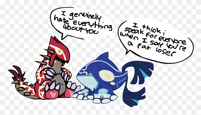 1895x1026 The Scuffle Of Legends Know Your Meme - Groudon PNG