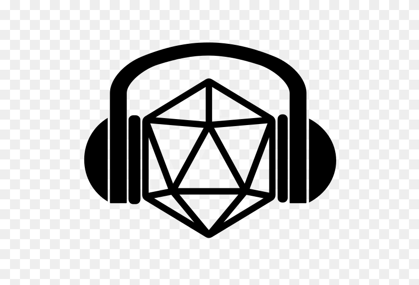 512x512 The Seven Deadly Sins Of Actual Play Rpg Podcasts Head Games - D20 Dice Clipart