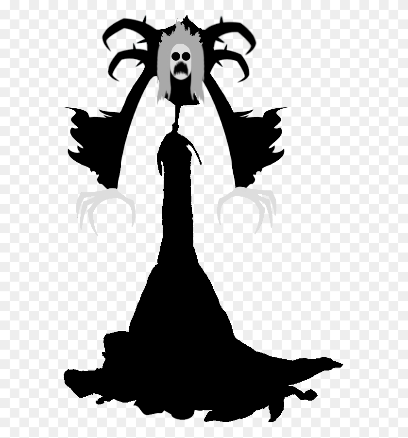 580x842 The Shadow Witch - Screaming PNG