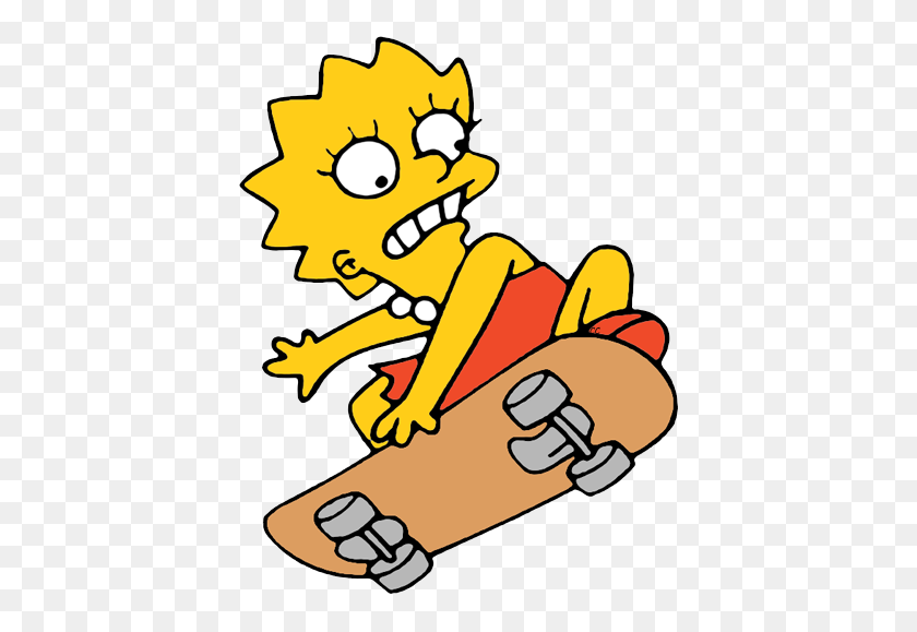 412x519 The Simpsons Clip Art - Road Rage Clipart