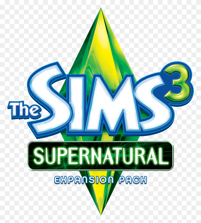 4192x4696 Los Sims Activos Sobrenaturales - Logotipo Sobrenatural Png