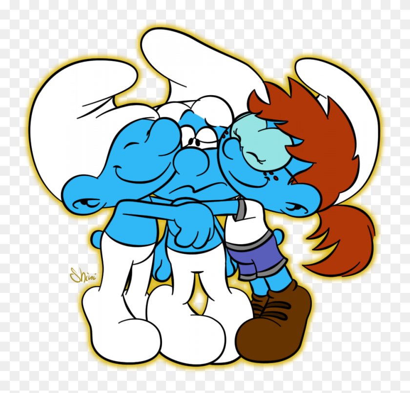 The Smurfsles Schtroumpfs Clip Art Image - Vanity Clipart