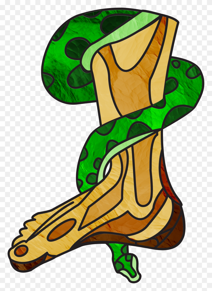 2012x2817 The Snake Crusher Introduction - Bible Story Clip Art