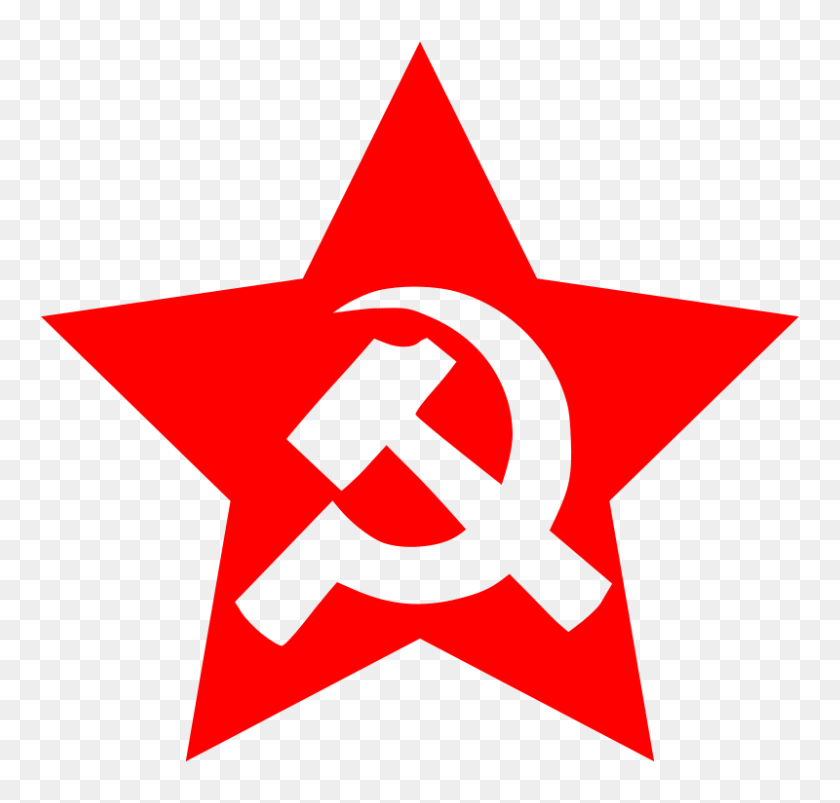 800x763 La Unión Soviética Clipart Transparente - Bandera Soviética Png