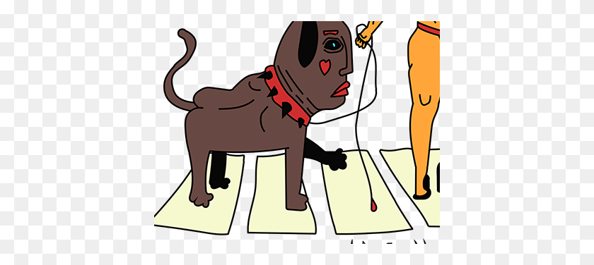 404x316 The Submissive Dog In Honour Of Beatles Submissive - Beatles Clip Art
