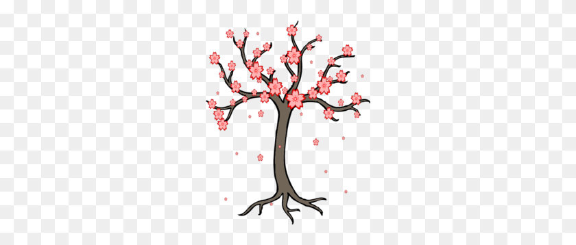 240x298 The Ugly Thing Clip Art - Cherry Blossom Clipart