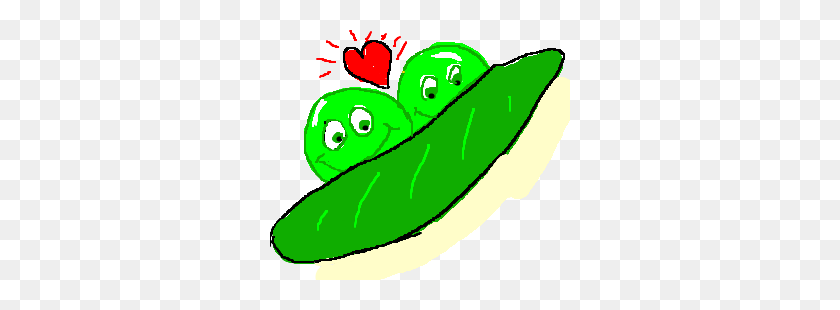 300x250 The Ultimate Showdown Of Ultimate Destiny - Two Peas In A Pod Clipart