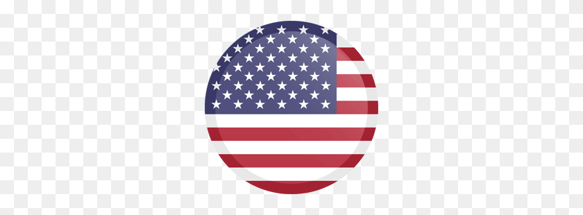 250x250 The United States Flag Icon - Usa Flag PNG