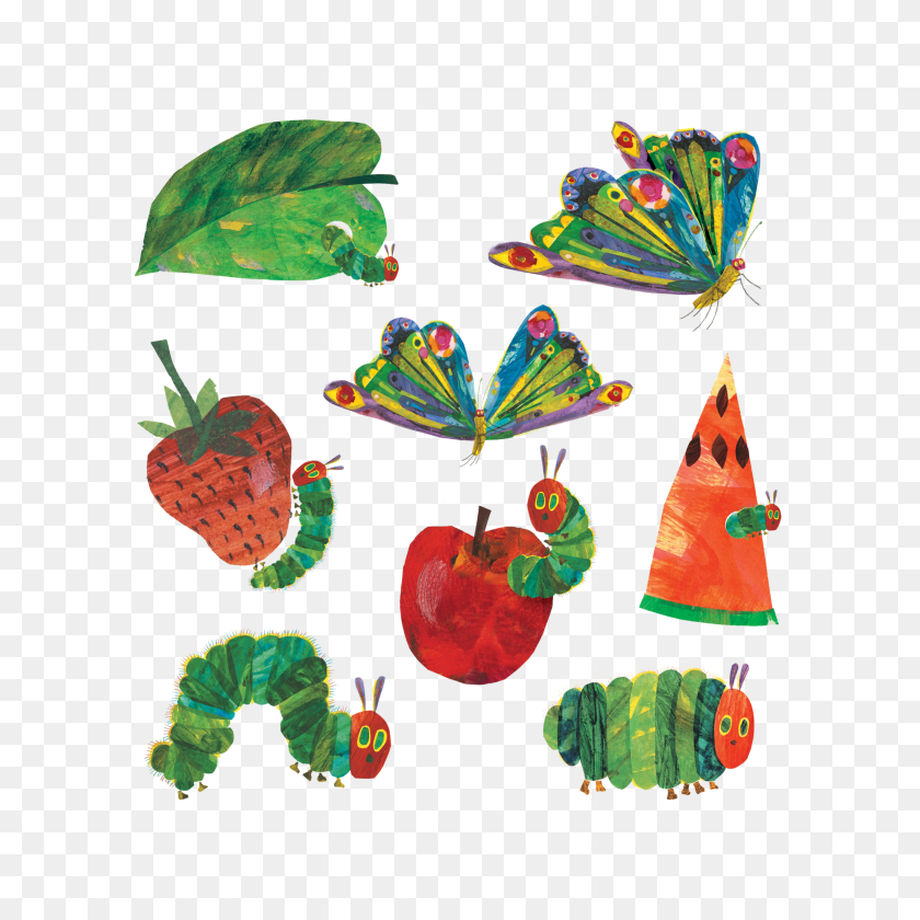 2048x2048 The Very Hungry Caterpillar Set - Very Hungry Caterpillar Clipart