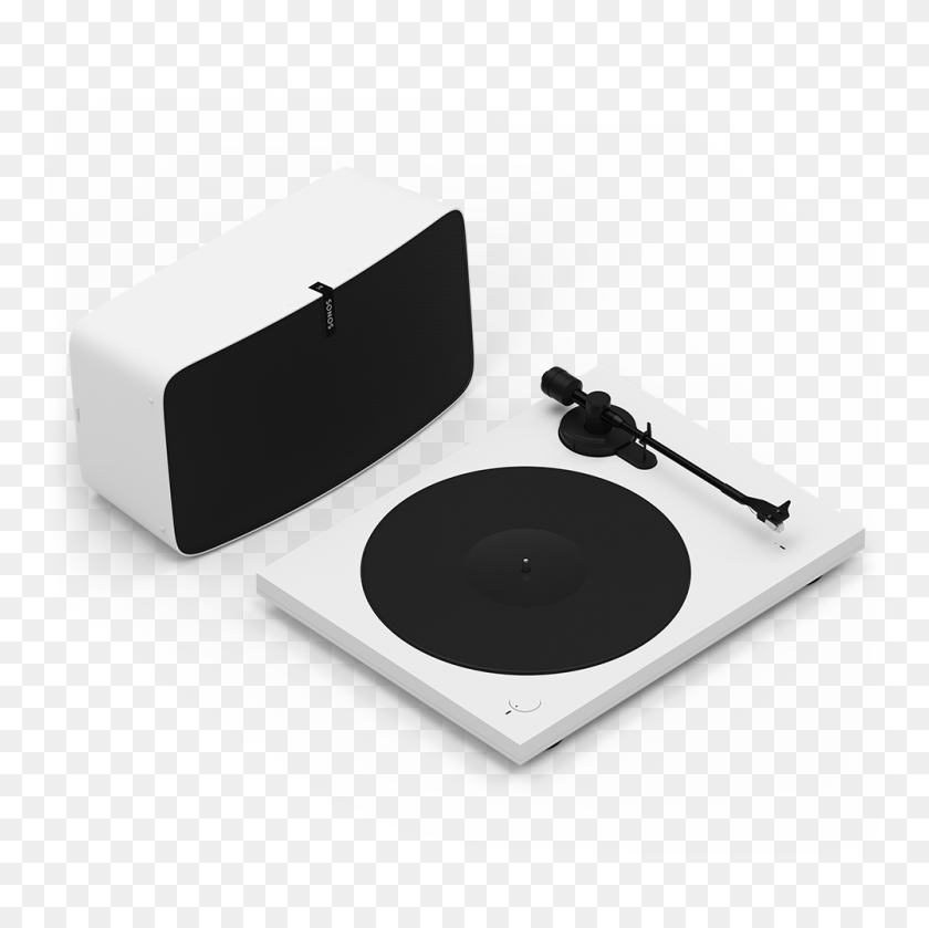 1000x1000 The Vinyl Set Featuring And Pro Ject Sonos - Record Player PNG