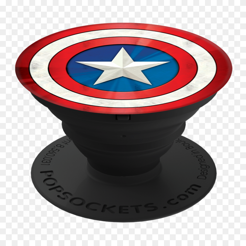 1400x1400 The Widest Range Of Leading Tech Brands Pop Socket Captain America - Captain America Logo PNG