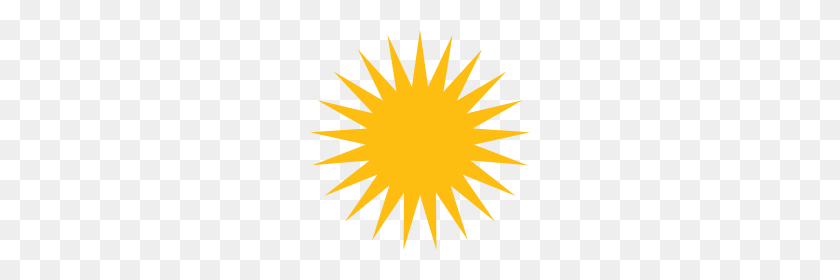 220x220 Желтое Солнце С Двадцатью Одним Лучом Представляет Митру, Солнце Как - Лучи Бога Png