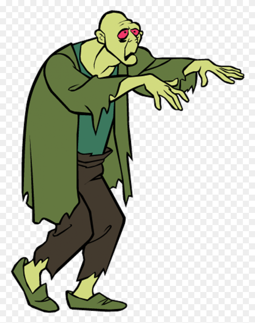 875x1125 The Zombie From Which Witch Is Which Scooby Doo Sleeve - Scooby Doo Clipart