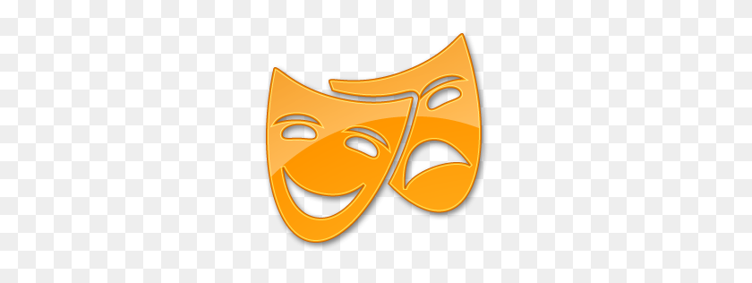 256x256 Theater Icons - Theatre Mask PNG