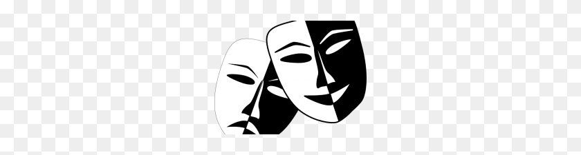 220x165 Theatre Masks Clip Art Drama Masks Clip Art Acting Class - Musical Theatre Clipart