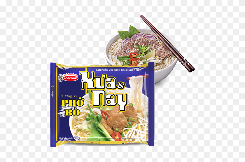 537x495 Then Now Rice Noodles Acecook Nam - Pho PNG