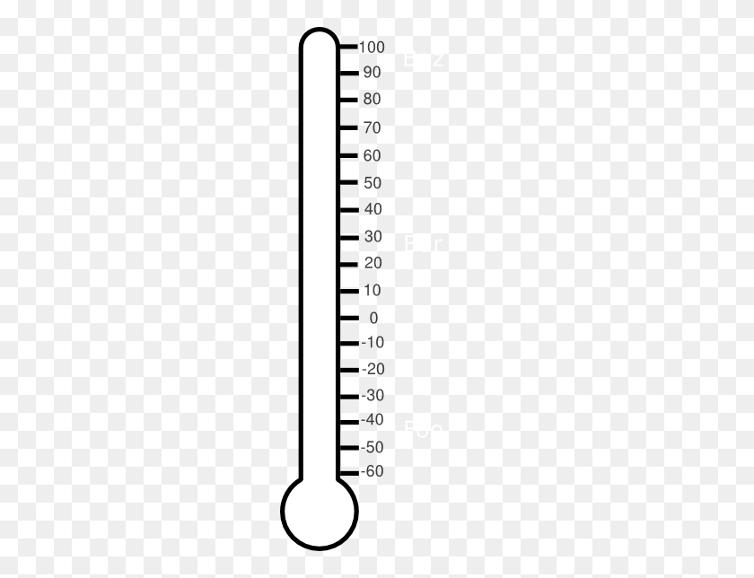 216x584 Thermometer Clip Art Black And White - Thermometer Clipart Black And White