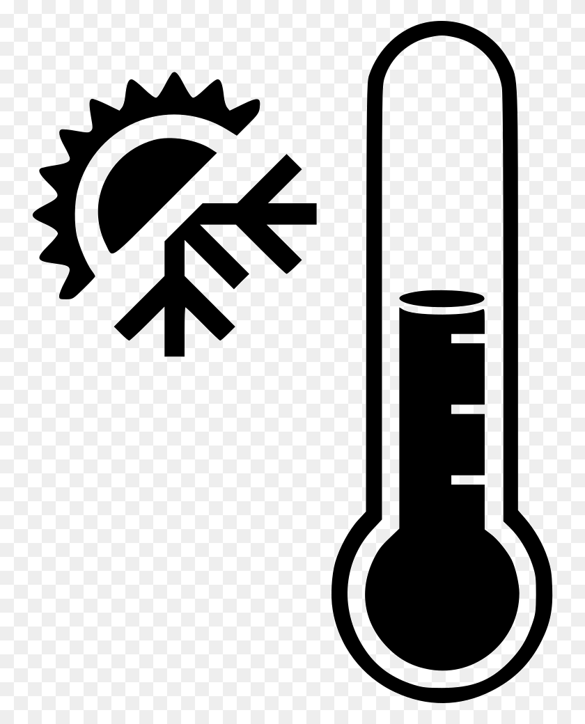 748x980 Thermometer Clip Art Black And White - Thermometer Clipart Black And White