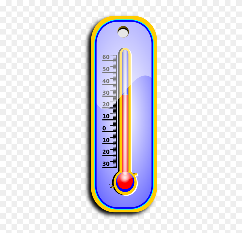 530x750 Скачать Рисунок Термометра По Цельсию - Температура Клипарт