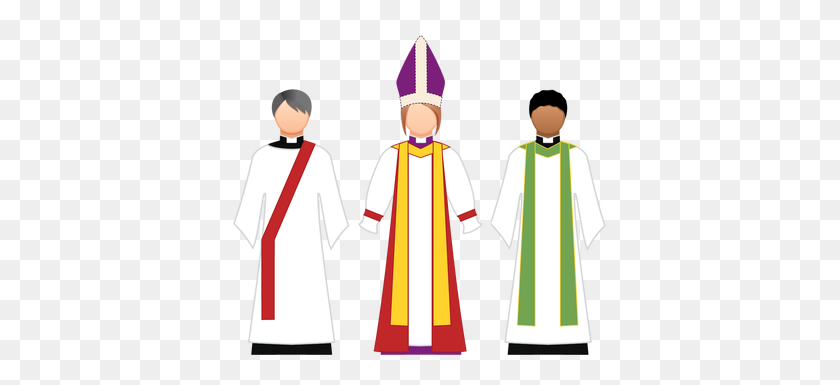 373x325 These Are The Levels Holy Orders - Priest Clipart