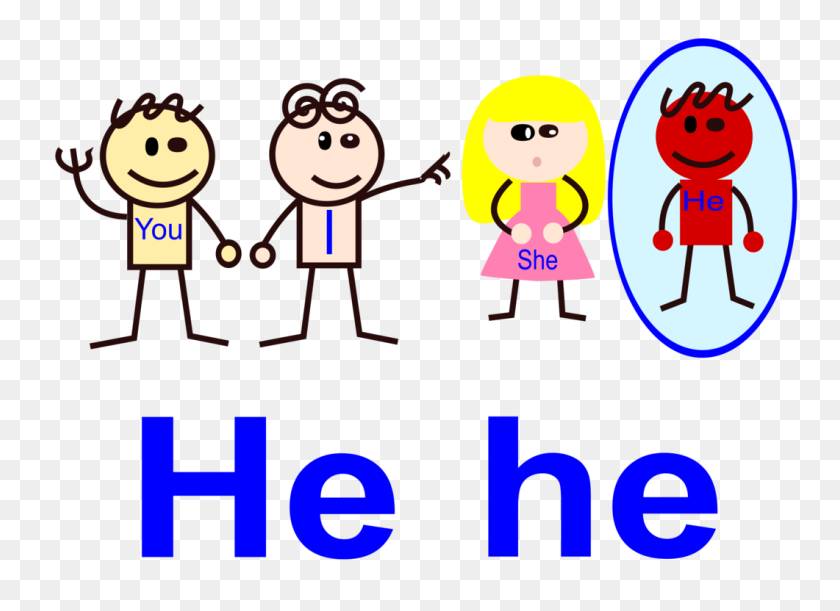 1061x750 They Personal Pronoun She - She Clipart