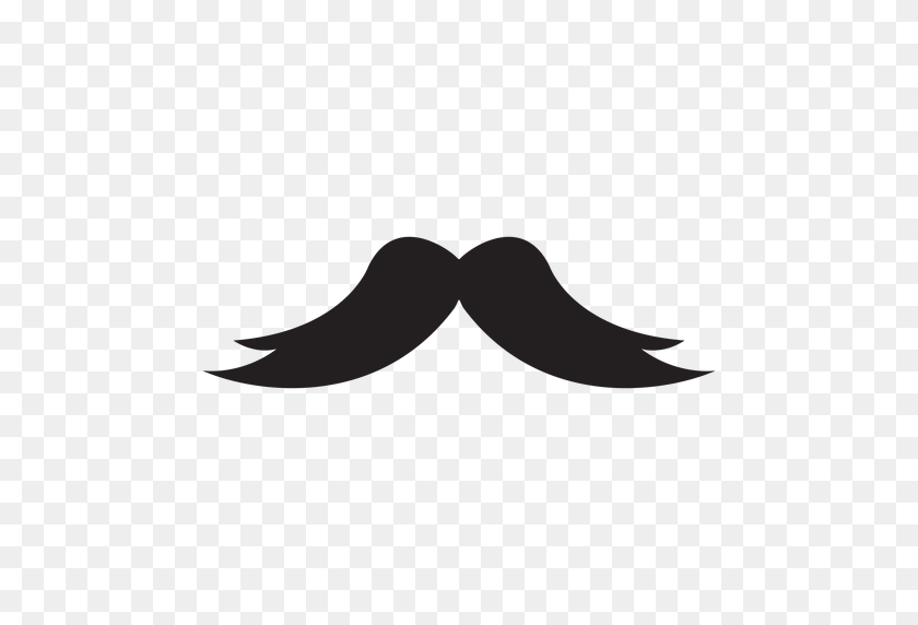 512x512 Thick Long Moustache Icon - Handlebar Mustache PNG