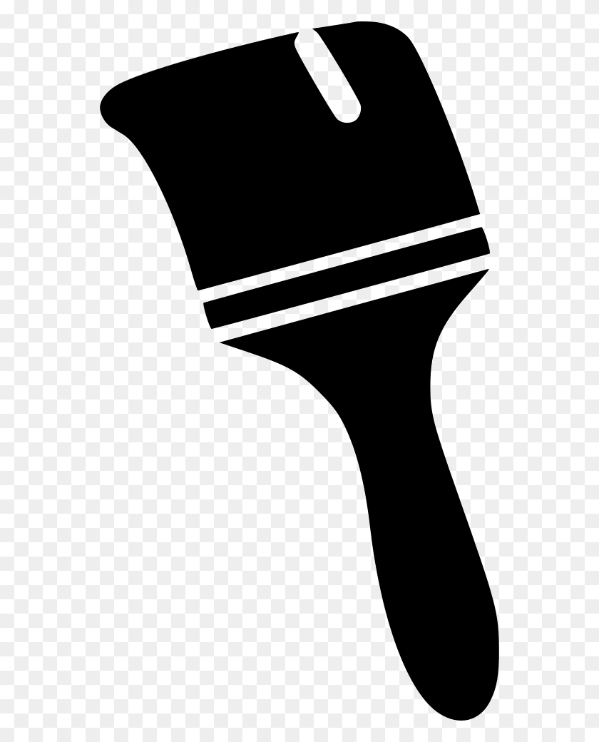 560x980 Thick Paint Brush Png Icon Free Download - White Paint PNG