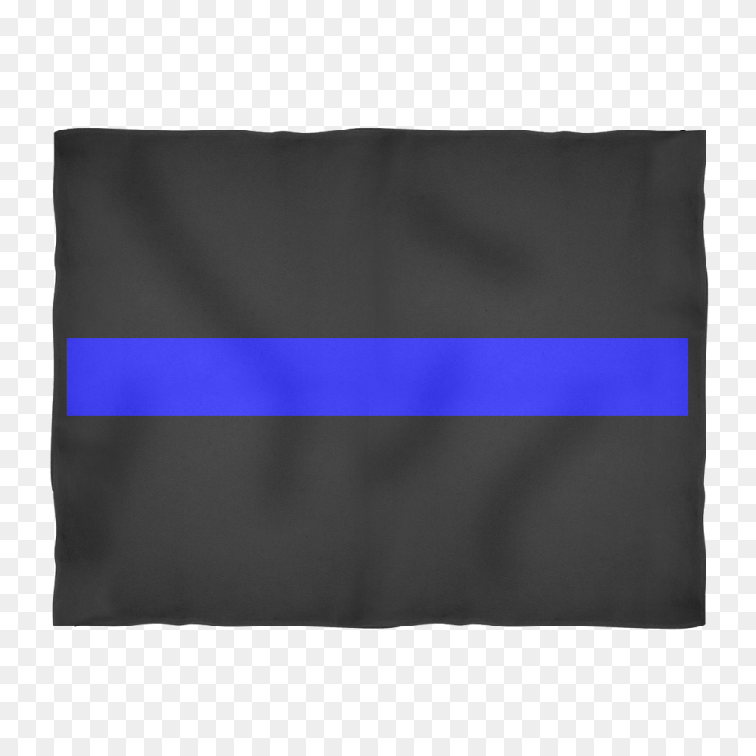 1024x1024 Thin Blue Line Blankets - Thin Blue Line PNG