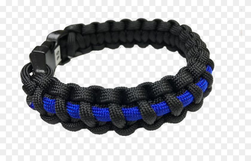 1024x629 Thin Blue Line Paracord Bracelet - Bracelet PNG