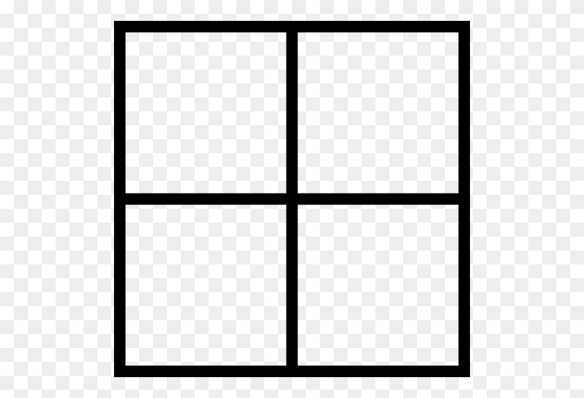 512x512 Thin Window Frame Png Icon - Window Frame PNG