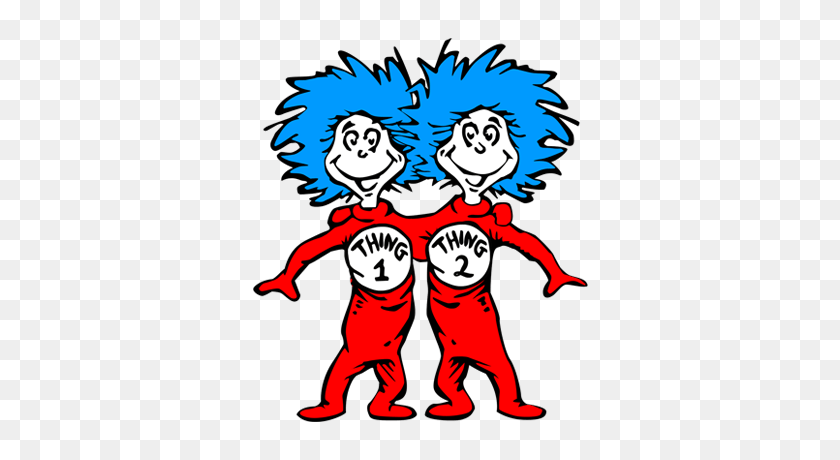 400x400 Thing - Thing 1 And Thing 2 PNG