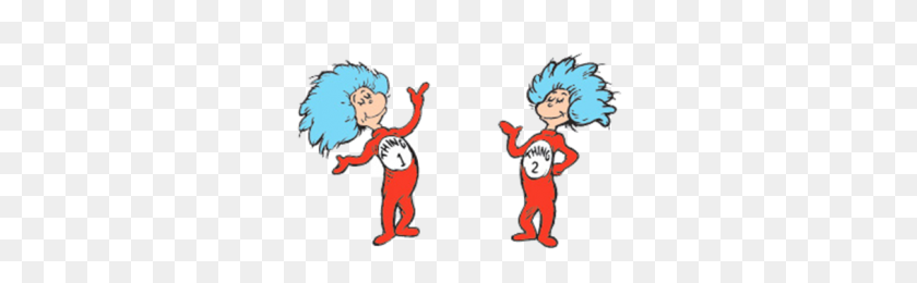 300x200 Thing And Thing Png Png Image - Thing 1 And Thing 2 PNG
