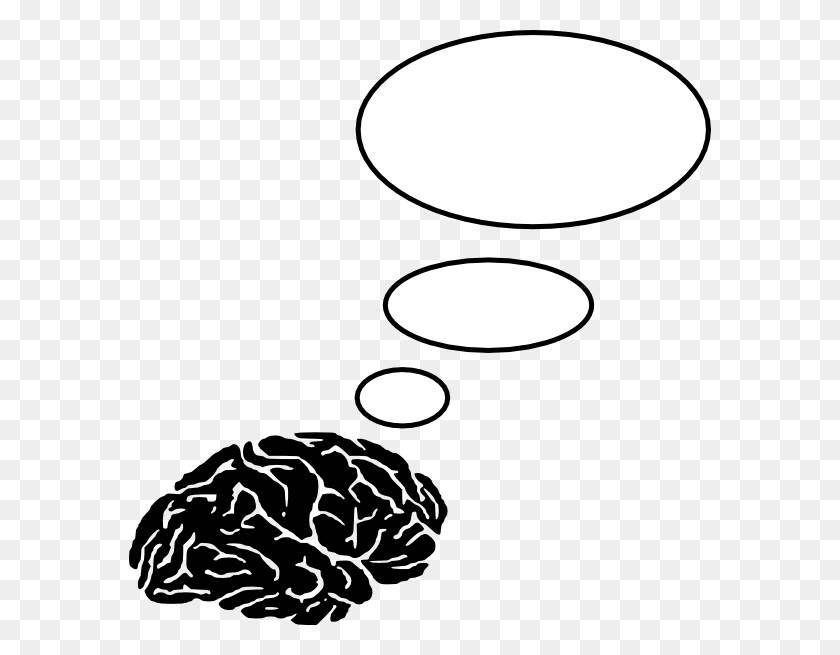 582x595 Thinking Brain Cliparts - Mind Clipart