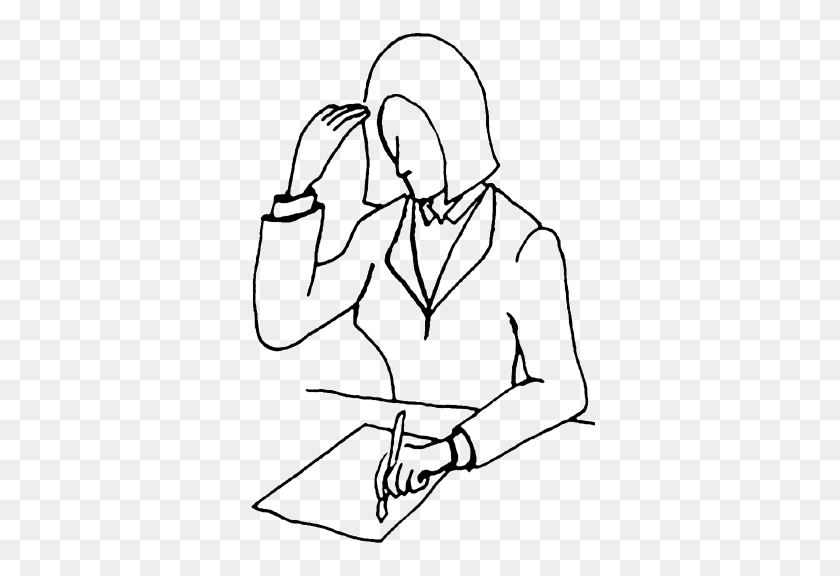 350x516 Thinking Clip Art Clipart Pictures - Woman Thinking Clipart