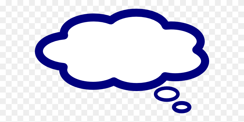 600x362 Thinking Cloud Cliparts - Thought Cloud Clip Art