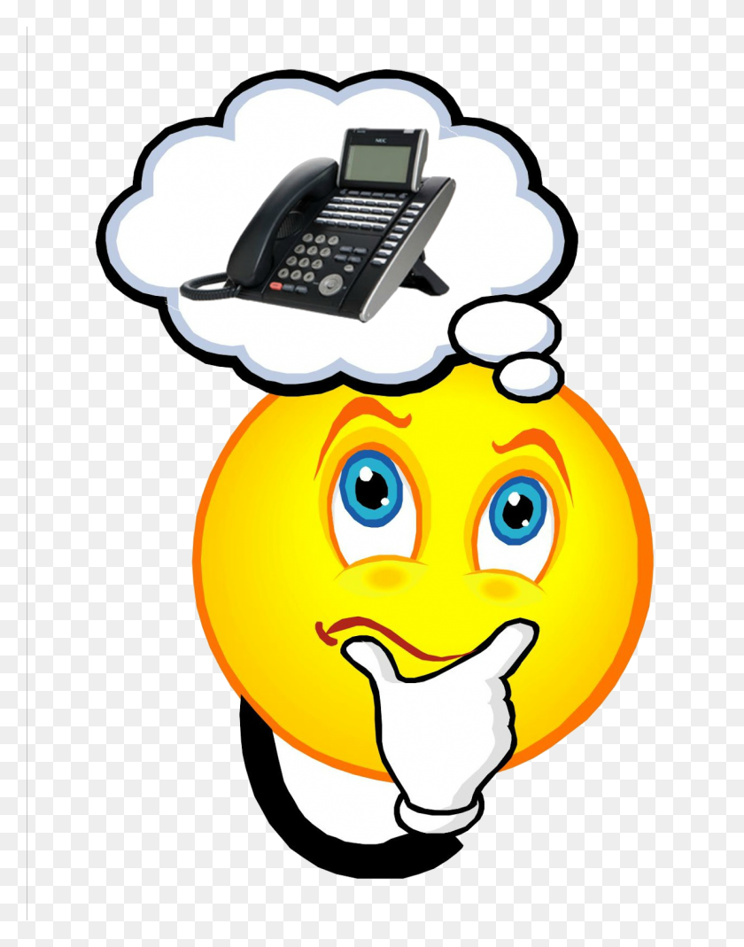1236x1600 Thinking Emoji Phone Png Tech Ii Business Services - Phone Emoji PNG