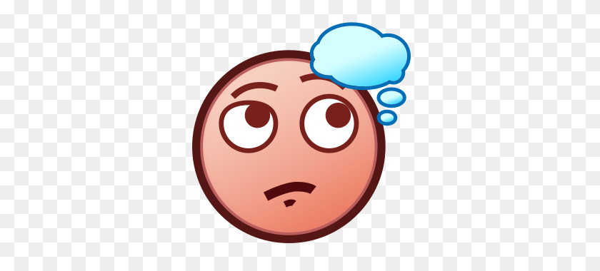 320x320 Thinking Face - Thinking Face PNG