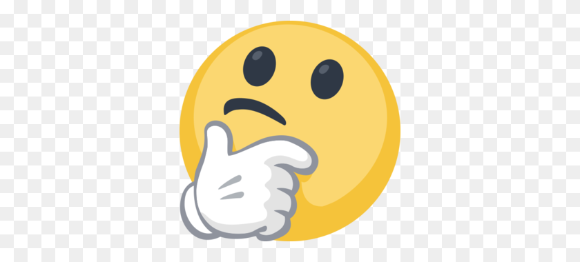 320x320 Thinking Face On Facebook Photo Wall In Facebook - Thinking Emoji PNG