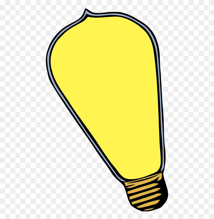480x800 Thinking Light Bulb Clip Art Free Clipart Images - Bright Light Clipart