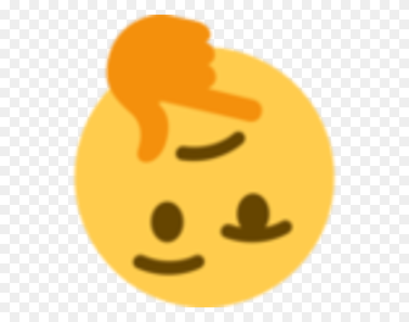 600x600 Thinking Transparent Emoji Pictures - Thonking PNG