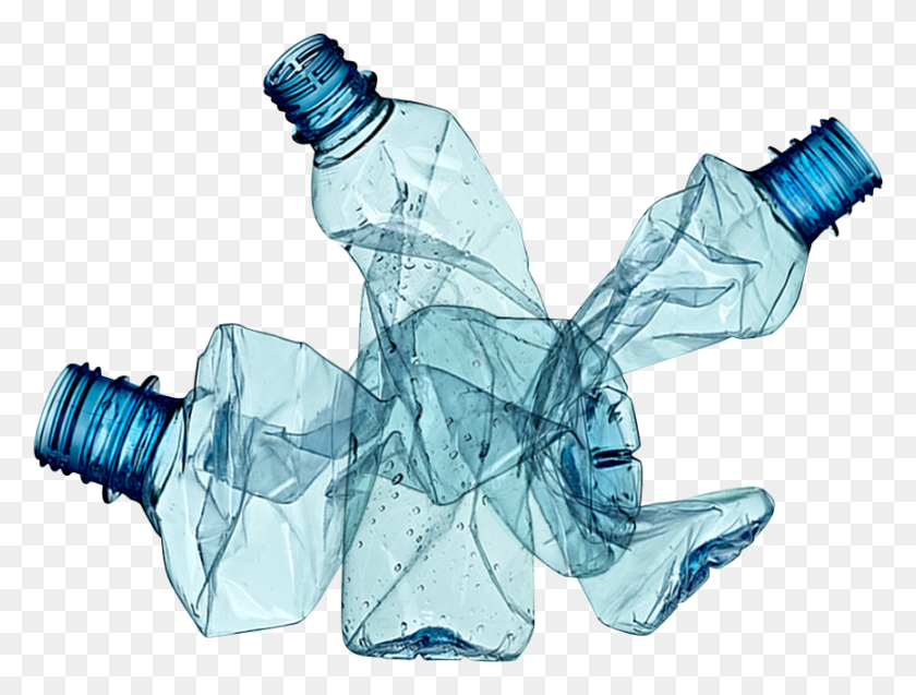 866x641 Thinktwicedrinktwice Reducir La Cantidad De Plástico Que - Botella De Plástico Png