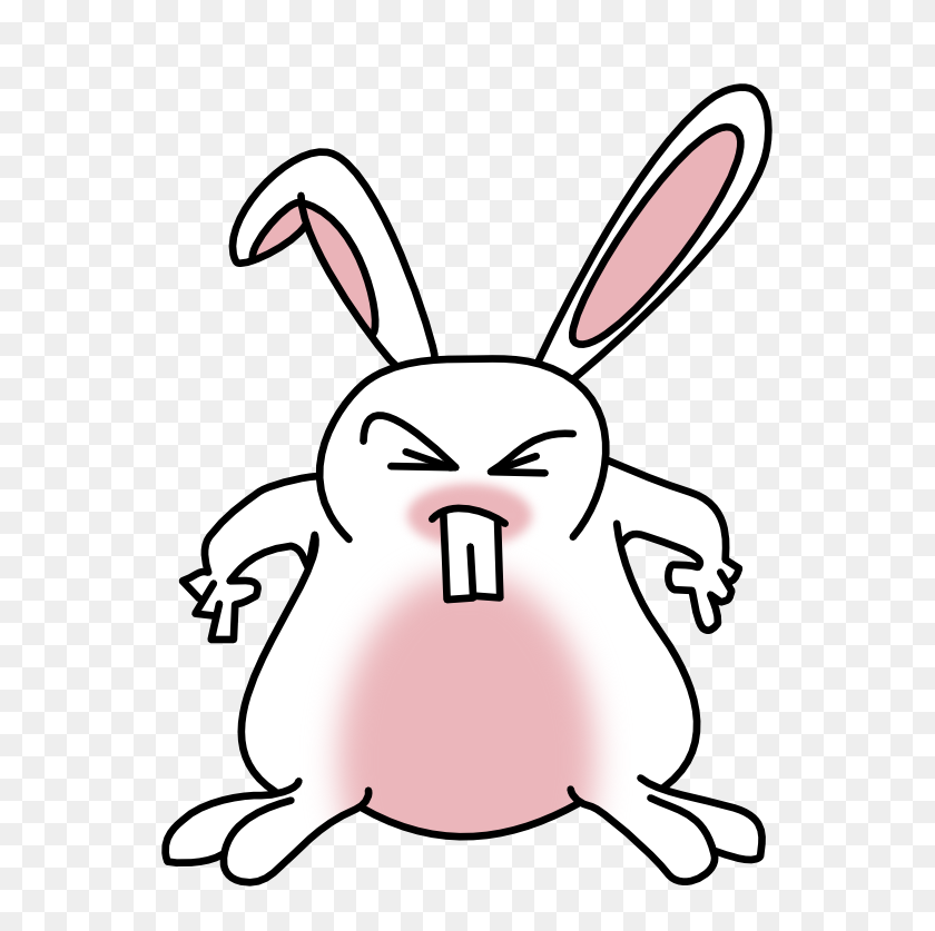 555x777 This Cute And Funny Clip Art - Cute Bunny Clipart