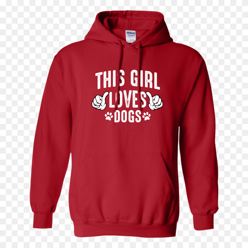 1155x1155 This Girl Loves Dogs - Sweatshirt PNG