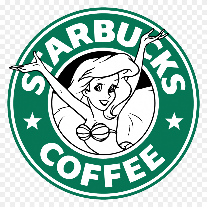 1024x1024 Вот Как У Starbucks Действительно Появился Логотип, Что Мне Нравится - Клипарт С Логотипом Starbucks