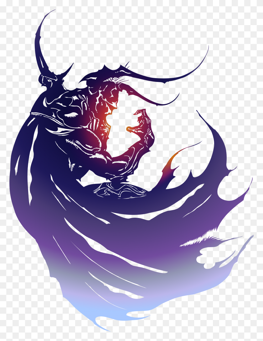 3107x4091 This Is The Logo For Final Fantasy Iv It Stands Out Because I Can - Final Fantasy Logo PNG