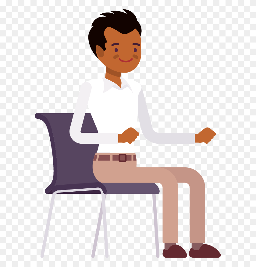 609x819 This Is What Adulting Looks Like At Huffpost Canada - Student Sitting At Desk Clipart